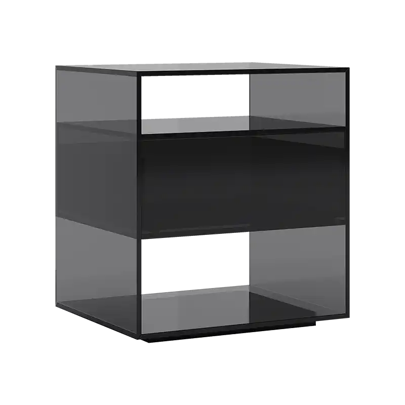 Acrylic small internet celebrity bedside table light luxury simple cabinet ins