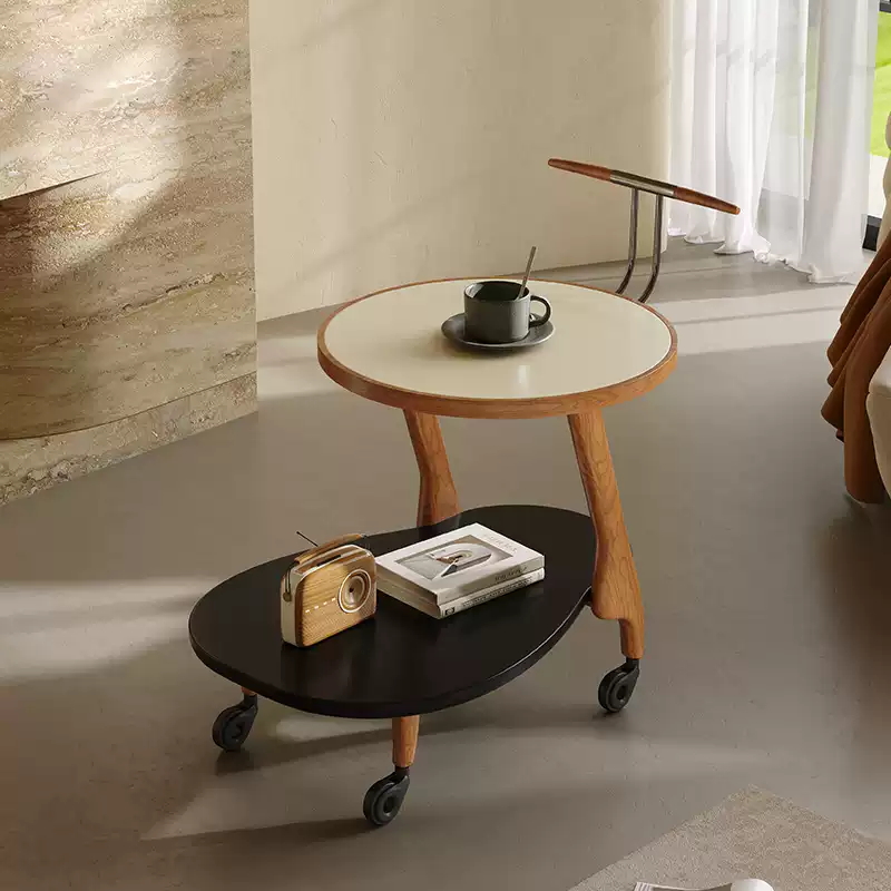Trolley modern simple sofa movable coffee table bedside table creative living room