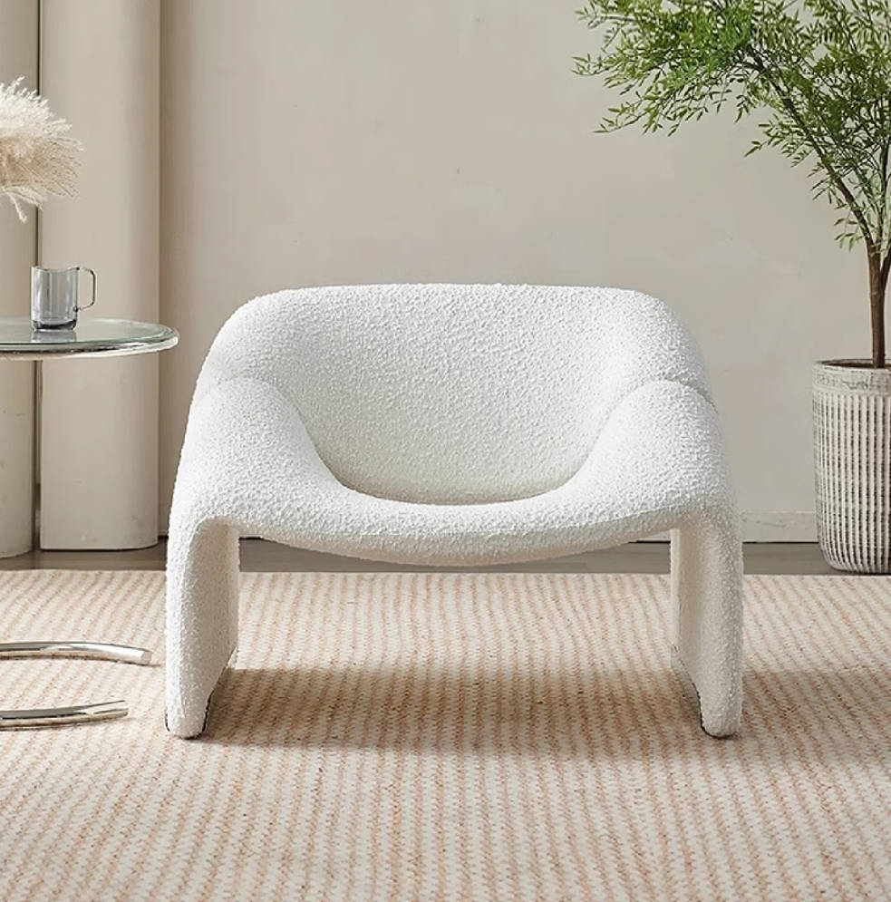 Smile single sofa chair living room lazy balcony home leisure special-shaped recliner
