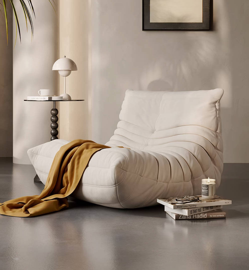 Caterpillar lazy sofa Nordic light luxury style tatami bedroom living room